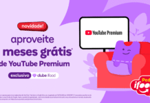 iFood anuncia parceria com o YouTube para acesso gratuito aos novos assinantes do streaming