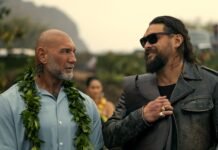 VEJA AS FOTOS! ‘Dupla Perigosa’, com Dave Bautista e Jason Momoa, ganha imagens e data de estreia