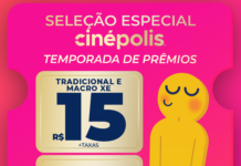 Cinépolis lança promoção de ingressos para filmes indicados ao Oscar