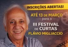 ‘Festival Nacional de Curtas-Metragens Flávio Migliaccio’ abre inscrições, gratuitas, para terceira edição