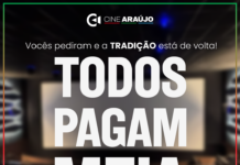 Cine Araújo lança “Todos Pagam Meia” todos os dias a partir de 26 de março