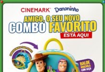 Cinemark abre pré-venda de combos colecionáveis de ‘Toy Story 5’ em parceria inédita com Danoninho
