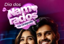 Dia dos Namorados na Cinépolis traz descontos em ingressos, combo de pipoca e cadeira premiada