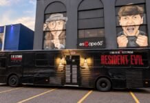 Raccoon City sobre rodas: Escape 60 e Sony Pictures criam ônibus temático de Resident Evil em São Paulo