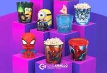 Cine Araújo celebra Mês das Crianças com 50% de desconto em baldes colecionáveis e programação especial