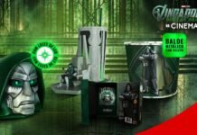 Cinemark lança coleção de ‘Vingadores: Doutor Destino’, incluindo pins metálicos em parceria com a Iron Studios